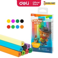 Deli EC135-8 Colored Pencils (8 Bright and Sharp Colors)