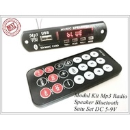 Sparepat - Modul Kit Mp3 Radio fm - Speaker Bluetooth MP3 Satu Set