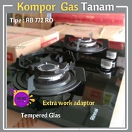 Kompor Gas 2 Tungku Rinnai - Kompor Gas Tanam