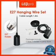 LED PRO LED LIGHT Hanging Light E27 Holder Type Light -- Wire is 1.4 Meter, FREE Randomly Light Bulb