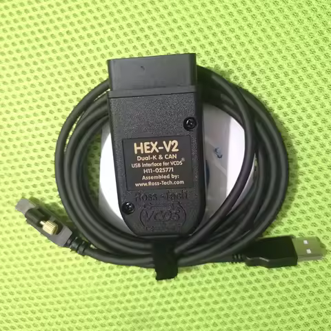 2024 Newest VCDS HEX V2 Interface WESHEU VCDS VAG COM 23.11 VAGCOM 23.3.1 FOR VW AUDI Skoda Seat VCD