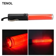 [TENOL] Traffic Wand Traffic Control with 3 Flashing Modes Wrist Strap Lanyard Light Wand for Parkin