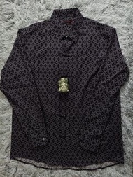 『L碼』CLOT FW23『Ancestral Tie』Chinese Button Pattern Shirt 菱形圖案魚尾盤扣唐裝 長袖襯衫