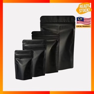 50pcs Black Aluminium Foil Stand Pouch