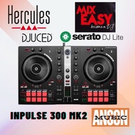 Hercules DJControl Inpulse 300 MK2 2-channel DJ Controller,DJ Software DJUCED & Serato DJ Lite