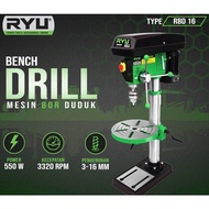 MESIN RYU Bench Drill Machine 16 mm 16mm Bench Drill RBD16 Bench Drill Bench Drill Machine 16mm Chuc