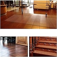 Runner Rugs Clear Vinyl Plastic Floor Runner Protector， Plastic Carpet Protecto，Clear Chair mat for 