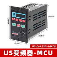 อินเวอร์เตอร์แปลงไฟเฟสเดียวเป็นสามเฟส 750W 220V อินพุต 220V เอาต์พุต US3-0-075G-1 US5-0-075G-1 ประเภ