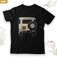 T-SHIRT TOYOTA FJ40 FJ 40 land cruiser rear end in tan TSHIRT DISTRO CLOTHES