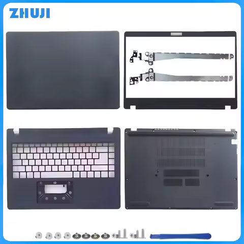 Replace Cover For TravelMate P214 N19Q7 LCD back cover/Front bezel/palmrest upper cover/Bottom case/