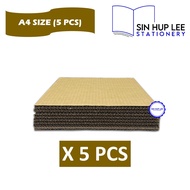 Corrugated Board Layer Pad A4 Size / A3 Size (Double Wall) / Card Board / Art Craft Board / Craft Pa
