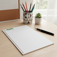 Loose leaf refill paper for binders, compatible with A5, B5, A4 sizes, with 20, 26, and 30 holes, su