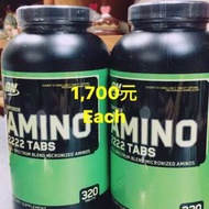 Optimum nutrition brand amino 2222 tabs