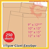 Giant Envelope | A4 Envelope | Peel & Seal Envelope | Giant Manila Envelope | A4 Sampul Surat | 信封