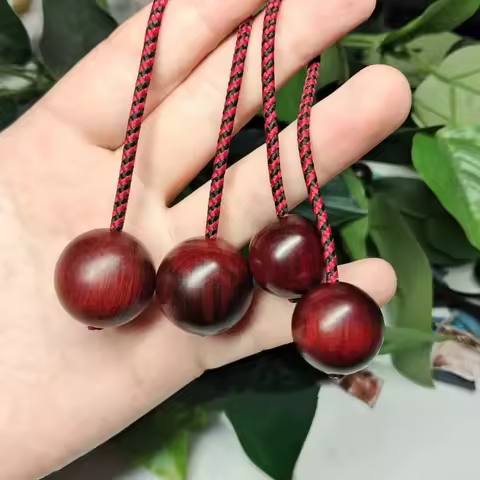 EDC Begleri Wooden Beads Decompression Finger Skill Toys padauk Sandalwood Fidget Spinner Anxiety St
