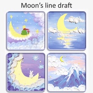 Set Oil Pastel Drawing Set Paper Scraper Tool Set Super Soft Crayon oil