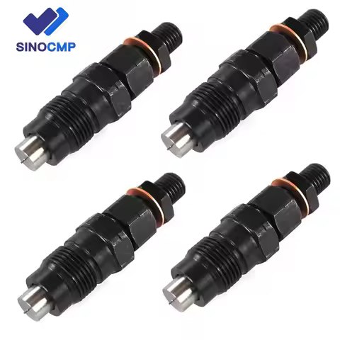 4pcs Fuel Injector Engine 4D56 MD196607 Injection Nozzle for Mitsubishi L400 L200 L300 fit Bosch Den