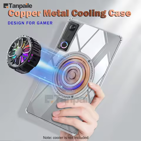 Cooling CaseFor Lenovo Legion Y700 Gen5 2026 Tablet Copper Magnetic Heat Dissipation Soft Shell For 