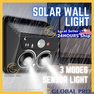3 Modes Solar Motion Sensor Outdoor Lights Outdoor Security Lamp Lampu Taman IP44 Waterproof Solar Lights Lampu Solar