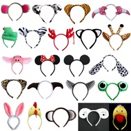Kindergarten Children Animal Show Headwear COS Animal Headband Mouse Cow Zodiac Animal Headband XX10