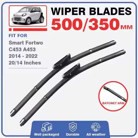 For Smart Fortwo 453 C453 A453 W453 2014 - 2022 EQ Front Wiper Blades Brushes Cutter Accessories 201