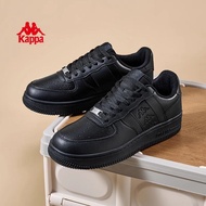 รองเท้าผ้าใบ Kappa สำหรับผู้หญิง ฤดูหนาว 2025 รองเท้าลำลองแบบสวม ส้นหนา บุขนแกะ รองเท้าสเก็ตบอร์ด สว