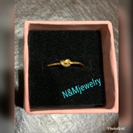 Silver knot ring promise ring ️