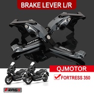 NEW 5D Brake Handle Lever For QJMOTOR FORTRESS 350 FORT 350 400 Fort350 GT Fort400 Motorcycle Brake 