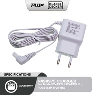 BLACK & DECKER Charger For Model DVA315J, DVA315JF , , PDB315JP, NVB115J , NVB115JM Charger Base