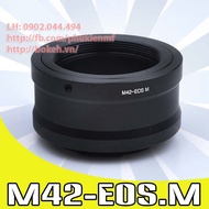 M42-EOSM Mount adapter converts M42 Mount lens to Canon M body (M42-CANONM EOS EOSM EOS-M CANON-M )