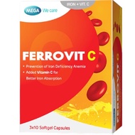 Ferrovit C helps reduce the risk & symptoms of iron deficiency anemia (iron, folic acid, vitamin b12