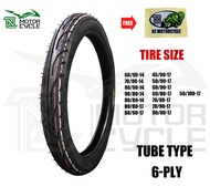 NZ MOTORCYCLE FMP TUBE TYPE TIRE FOR MOTORCYCLE SIZE 14 AND 17 THAILAND QUALITY