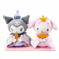 Japan Sanrio - My Melody x Kuromi 港版 女兒節 毛公仔 一對裝 娃娃 裝飾 擺設 玩偶 布偶 美樂蒂 酷洛米 庫洛米 2022版