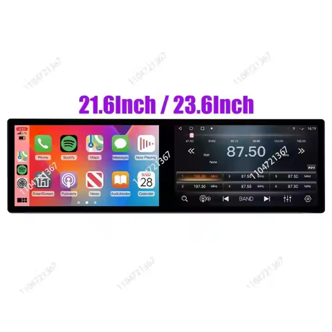 21.6-Inch 23.6-inch universal dual-screen Android car radio, car DVD player