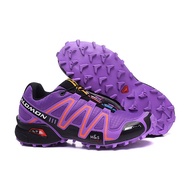 Boutique New Arrivals   SALOMON SPEED CROSS 3 Young Men Hiking Shoes Quick On/Off Laces Unisex Sport