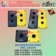 FORT BOX PUSH BUTTON STATION PVC 22MM GOB-1A GOB-2A GOB-3A GREY YELLOW
