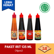 Saos 58 - BUNDLING IRIT 135ML (KECAP INGGRIS RASA RAJA KECAP IKAN SAUS TIRAM)