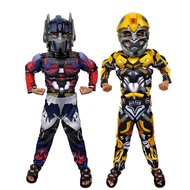 Halloween Transformers Children's Muscle Optimus Costume Bumblebee Performance