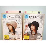 Japan UV CUT Cool Feeling Sunscreen Small Face Hat Outdoor Sports Outing Mountain Climbing Camping Hat~MINI Sauce Japanese Boutique House