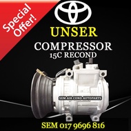 TOYOTA UNSER 10PA15C RECOND COMPRESSOR/ RECON KOMPRESOR (CAR AIRCOND SYSTEM)