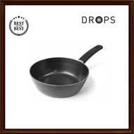 【DROPS】 DROPS IH 22cm Multi-pan black Frying Pan Induction non stick frying pan