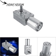 HONEYROOM Reduction Gear Motor, Reversible Double Shaft Worm Gear Motor, Universal With Encoder High