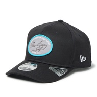 Script Oval Patch Black Golf 9SEVENTY Stretch Snapback Cap