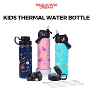 Thrivesteel Children Kids Thermal Vacuum Flask Thermos Stainless Steel Insulated Water Bottle for Sc