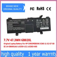 GB02XL Laptop Battery For HP CHROMEBOOK X360 11 G2 G7 G8 EE 14-DB0001AU L42550-1C1 L42583-005 