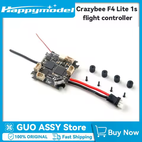Happymodel Built-in 5.8G VTX Frsky Crazybee F4 Lite 1S Flight Controller 4in1 ESC