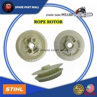 STIHL CHAIN SAW (MS180): ROPE ROTOR/ PULLEY FOR CHAINSAW MS170 MS180 MS230 017 018 023 SPARE PART