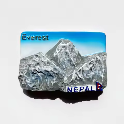 Nepal, creativity, Mount Everest, magnetic refrigerator stickers, decorative crafts, southern slope 