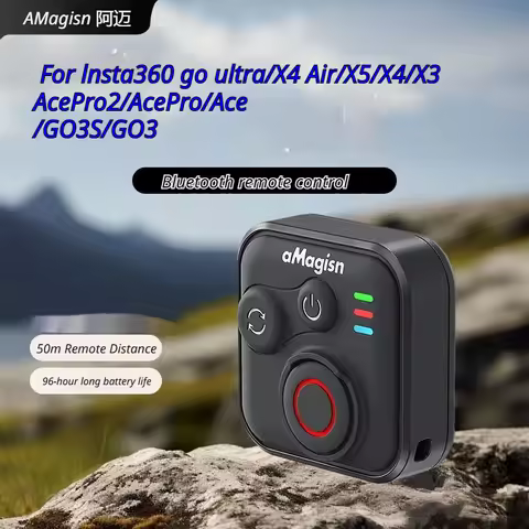50M Bluetooth Remote Control Multifunctional Camera Wireless Shooting Controller For lnsta360 go ult