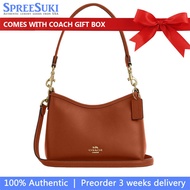 Coach Handbag In Gift Box Laurel Small Shoulder Bag Tan Brown # CBH68